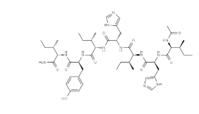 Ac-IHIHIYI-NH2(Ac-Ile-His-Ile-His-Ile-Tyr-Ile-NH2), CAS号: 2156606-61-8,纤维七肽